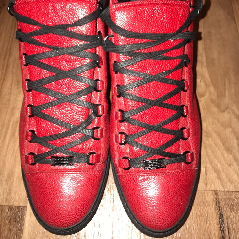 Balenciaga Arena Red stingray Sneaker. Size US13